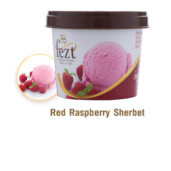 red rasberry sherbet