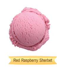 red raspberry sherbet